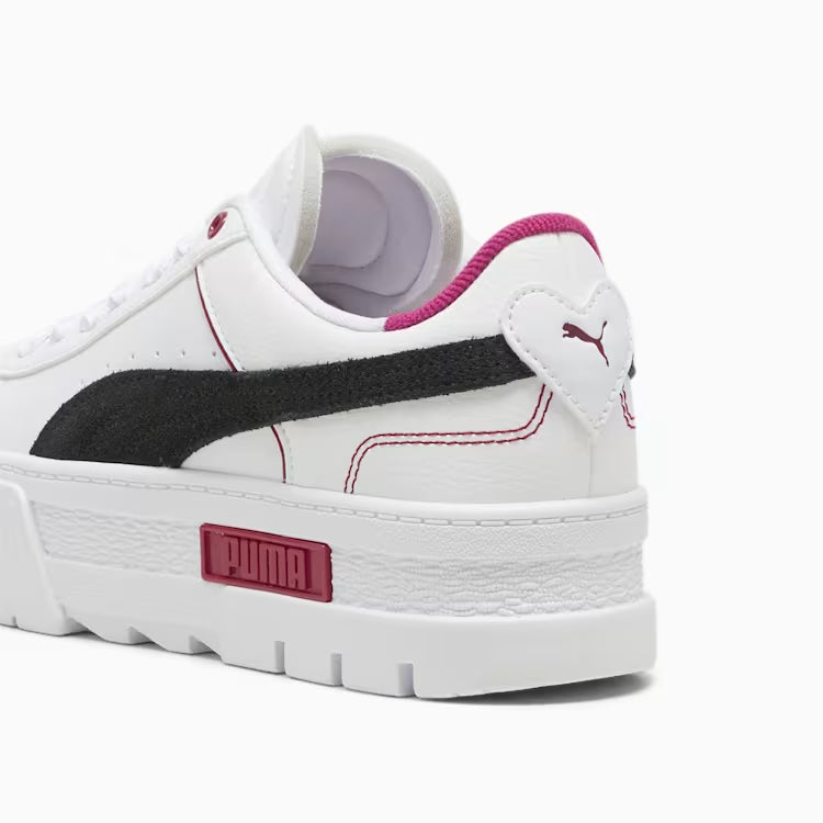 PUMA Mayze Queen of Hearts White/Black/Pink - Image 6
